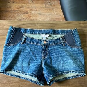 Maternity Jean shorts